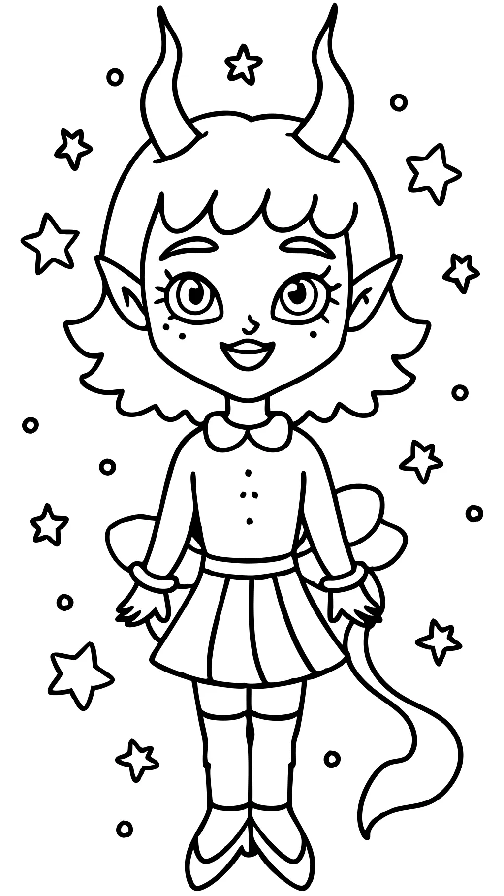 devel anime girl coloring pages for girls